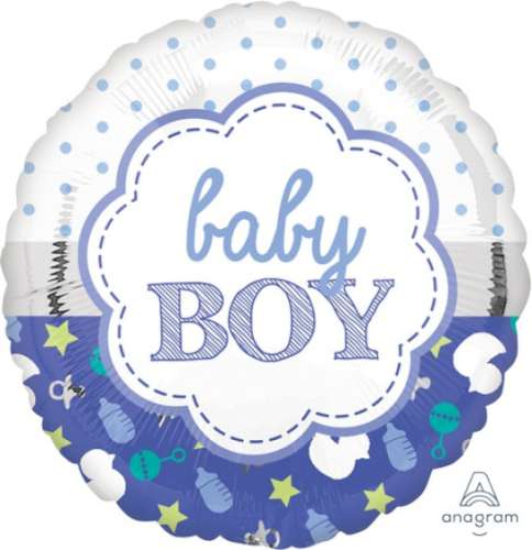 Boy Baby Shower Foil Balloon